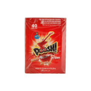 Chicle Relleno de Fresa Poosh! 160gr 40uds