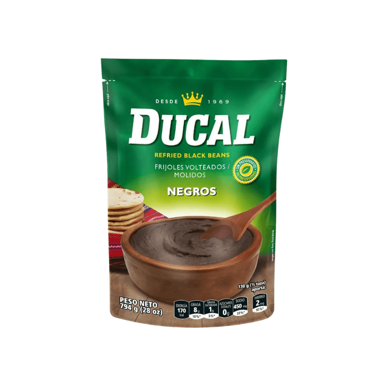 Frijoles Negros Volteados Ducal Doypack 28oz