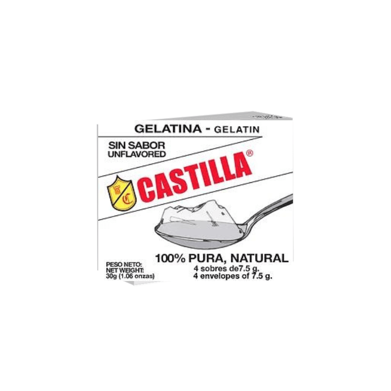 Gelatina Natural sin Sabor Castilla 30gr