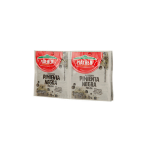 Pimienta Negra Molida Malher Sobres 2.5gr 12uds