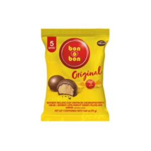 Chocolate Bon O Bon Original Bolsa 75gr 5uds