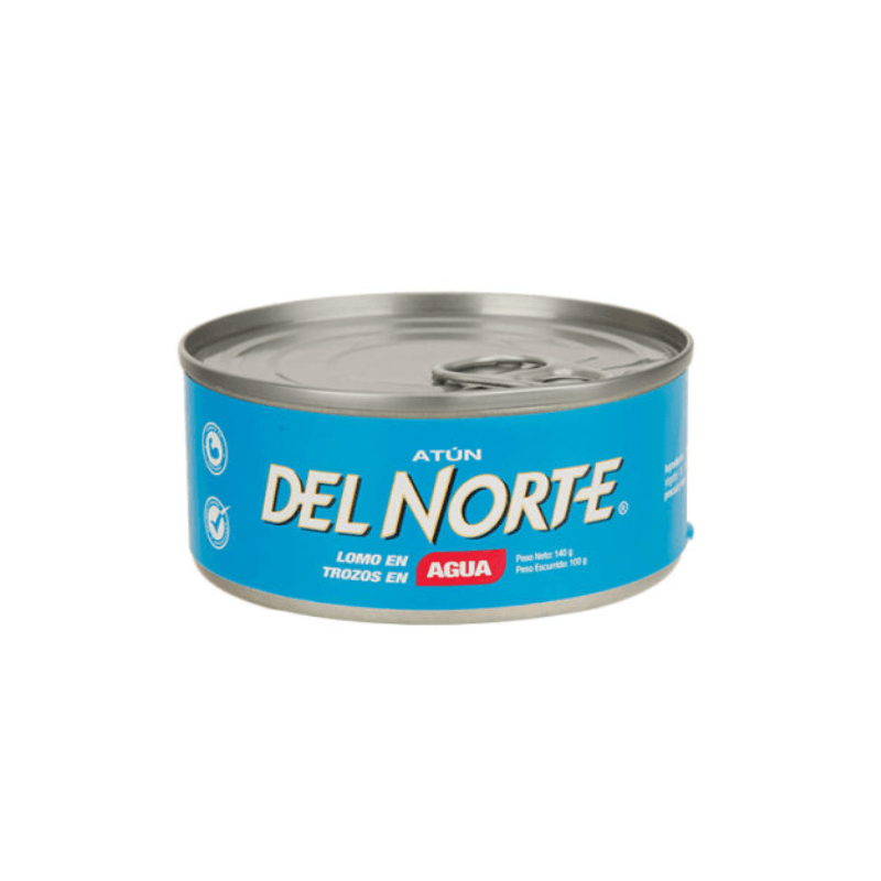 Atún Del Norte Trocitos Con Agua Lata 140gr