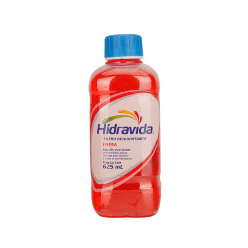 Suero Hidravida Oral Rehidratan Fresa Botella 625ml