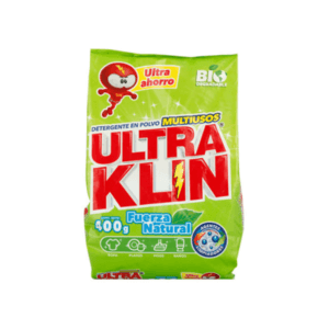Detergente En Polvo Ultra Klin Fuerza Natural 400gr