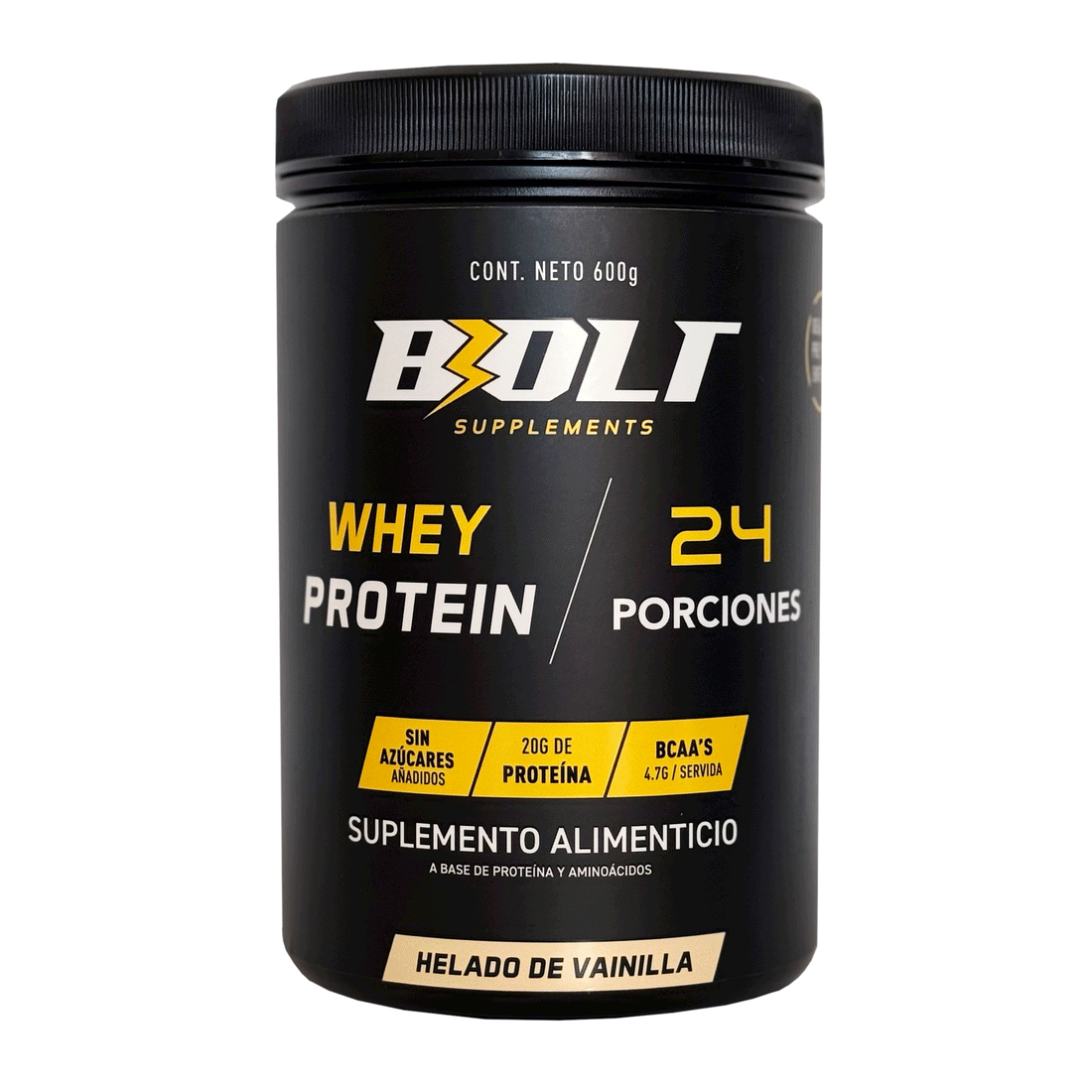 Whey Protein Bolt Helado de Vainilla 700gr - Imagen 3