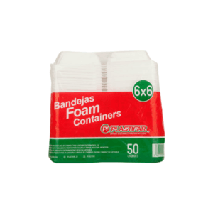 Contenedores Hamburgueseros Plastifar 6x6'' 50uds
