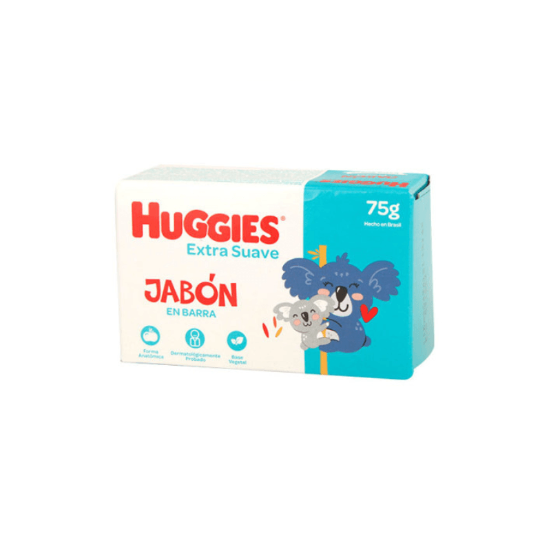 Jabón en Barra para Bebés Huggies 75gr