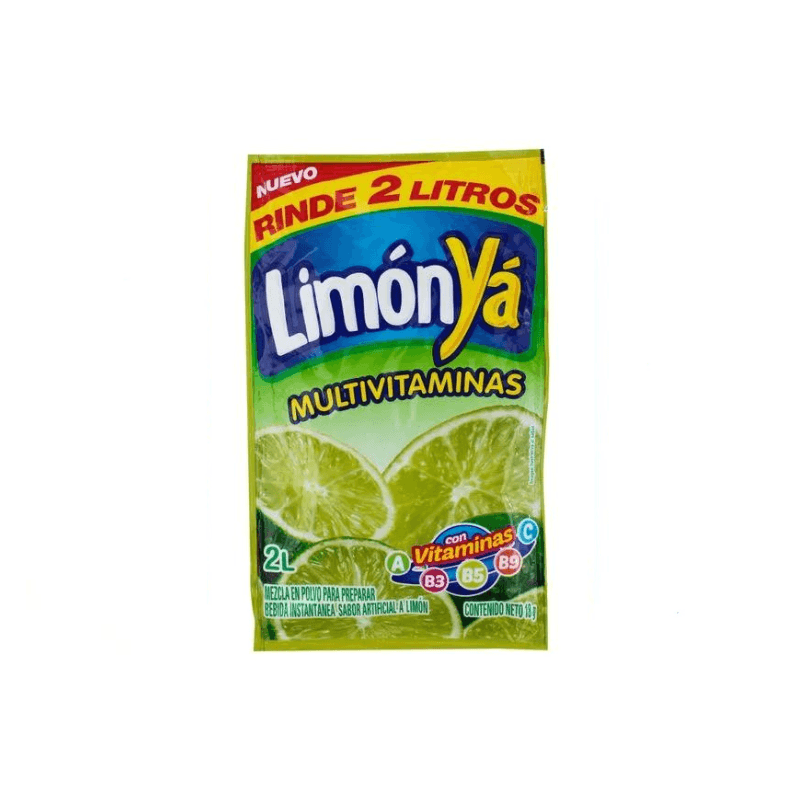 Jugo en Polvo sabor Limón JugosYá Sobre 18gr