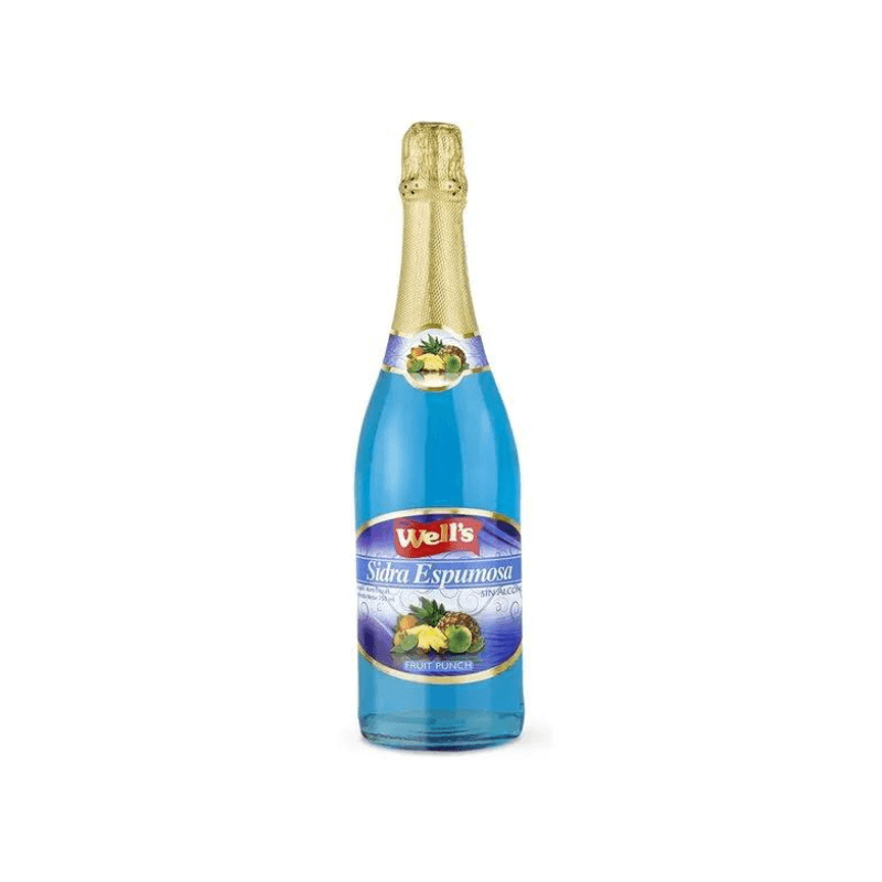 Sidra sin Alcohol sabor Ponche de Frutas Well's 750ml