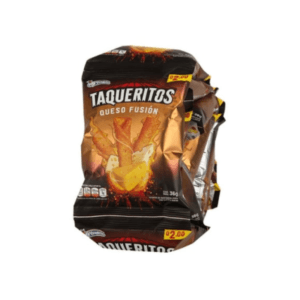 Boquitas Picantes de Queso Taqueritos Queso Fusión 34gr Tira 12uds