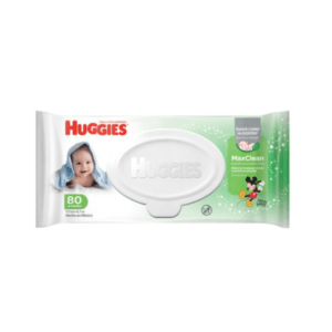 Toallas Húmedas para Bebé Huggies MaxClean 80uds