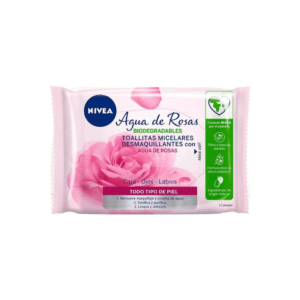 Toallitas Desmaquillantes con Agua de Rosas Nivea 25uds
