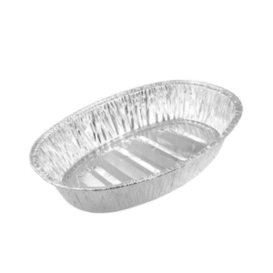 Bandeja de Aluminio Ovalada Desechable Grande