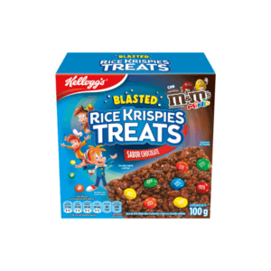 Barras de Cereal de Chocolate con M&M's Rice Krispies Kellogg's 100gr 5uds