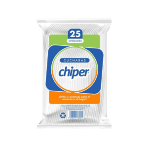 Cucharas Desechables Chiper 25uds