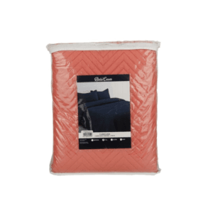 Cubrecama Lisa Salmón Tamaño Matrimonial BelaCasa