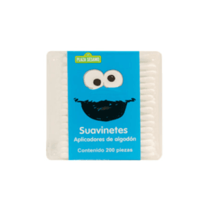 Hisopo de Algodón Zuum Plaza Sésamo 200uds
