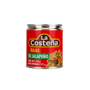 Jalapeño en Rajas Enlatado La Costeña 220gr