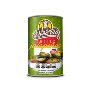 Jalapeños Semipicantes en Escabeche Enlatados Doña Tita 195gr