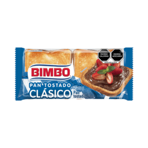 Pan Blanco Tostado Bimbo 14uds