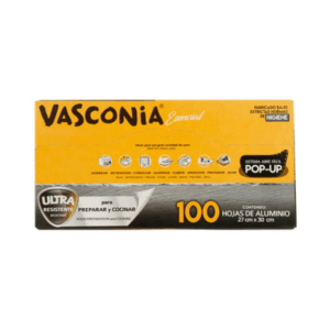 Papel de Aluminio Vasconia 100uds