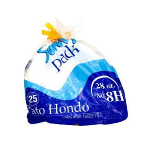 Platos Hondos Desechables Sunny Pack No°8H 25uds