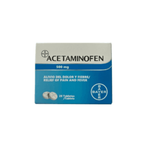 Acetaminofen Bayer 500mg 20uds