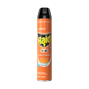 Insecticida en Aerosol Raid Casa y Jardín 400ml