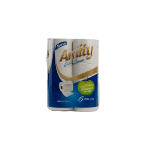 Papel Higiénico Extra Suave Amity 400 Hojas 6uds
