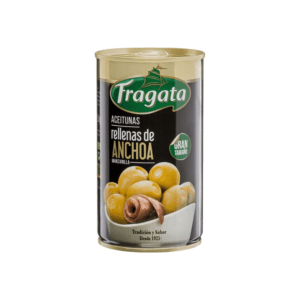 Aceitunas Rellenas de Anchoa Enlatadas Fragata 350gr