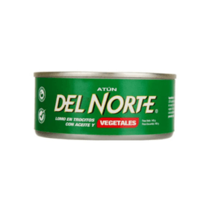 Atún en Trozos con Aceite y Vegetales Del Norte 140gr