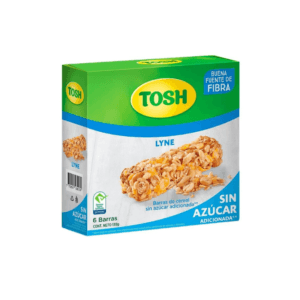 Barras de Cereal Sin Azúcar Tosh 6uds