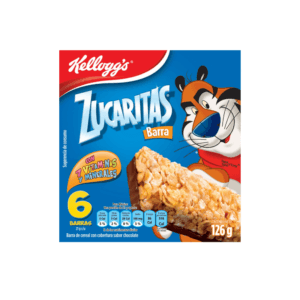Barras de Cereal con Cobertura de Chocolate Zucaritas Kellogg's 6uds