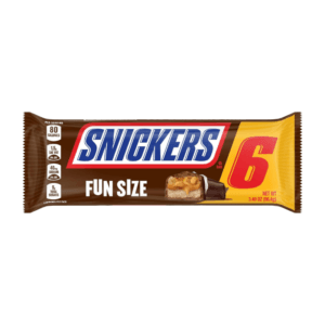 Barras de Chocolate con Maní Snickers Fun Size 6uds