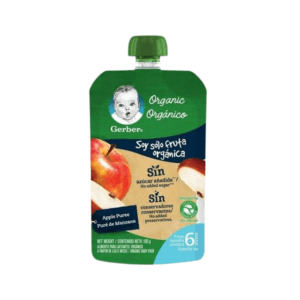 Compota Orgánica sabor Manzana Gerber Doypack 100gr