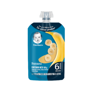 Compota sabor Banano Gerber Doypack 100gr