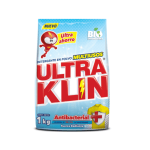 Detergente Antibacterial en Polvo Ultra Klin 900gr