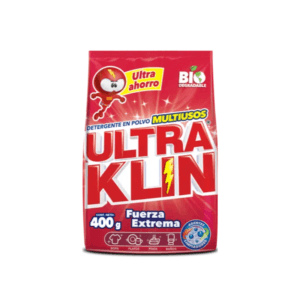 Detergente en Polvo Ultra Klin Fuerza Extrema 400gr