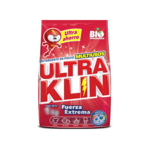 Detergente en Polvo Ultra Klin Fuerza Extrema 900gr