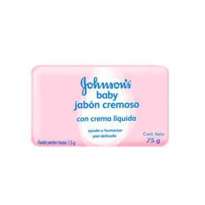 Jabón Cremoso en Barra para Bebé Johnson's 75gr