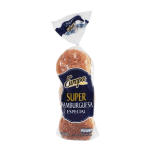 Pan Hamburguesa Grande Europa 6uds 490gr