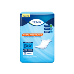 Pañales Protectores Predoblados Unitalla Tena 10uds