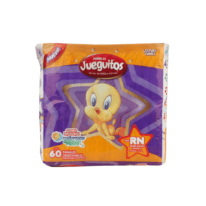 Pañales para Bebé Recién Nacido Jueguitos 60uds