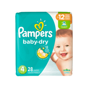 Pañales para Bebé Talla 4 Pampers Baby-Dry 28uds