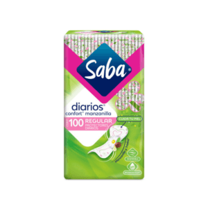 Protectores Diarios de Manzanilla y Jojoba Saba 100uds