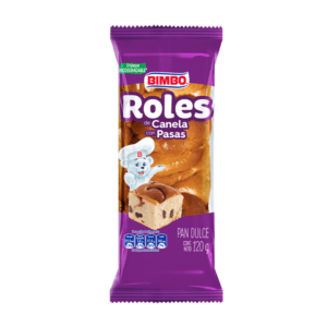 Roles de Canela con Pasas Bimbo 120gr 2uds