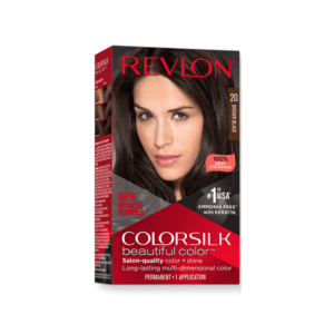 Tinte para Cabello Castaño Negro Revlon ColorSilk 20 Tonos