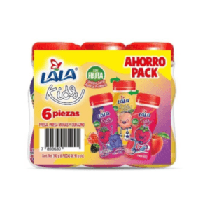 Yogurt Líquido Sabores Surtidos Lala Kids 6uds 90gr