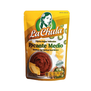Frijoles Rojos Volteados La Chula Picante Medio Doypack 14oz