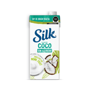 Leche de Coco Sin Azúcar Endulzada con Monk Fruit Silk 1lt